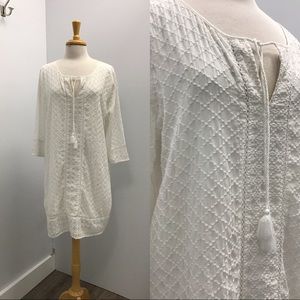 Lucky Brand white dress.